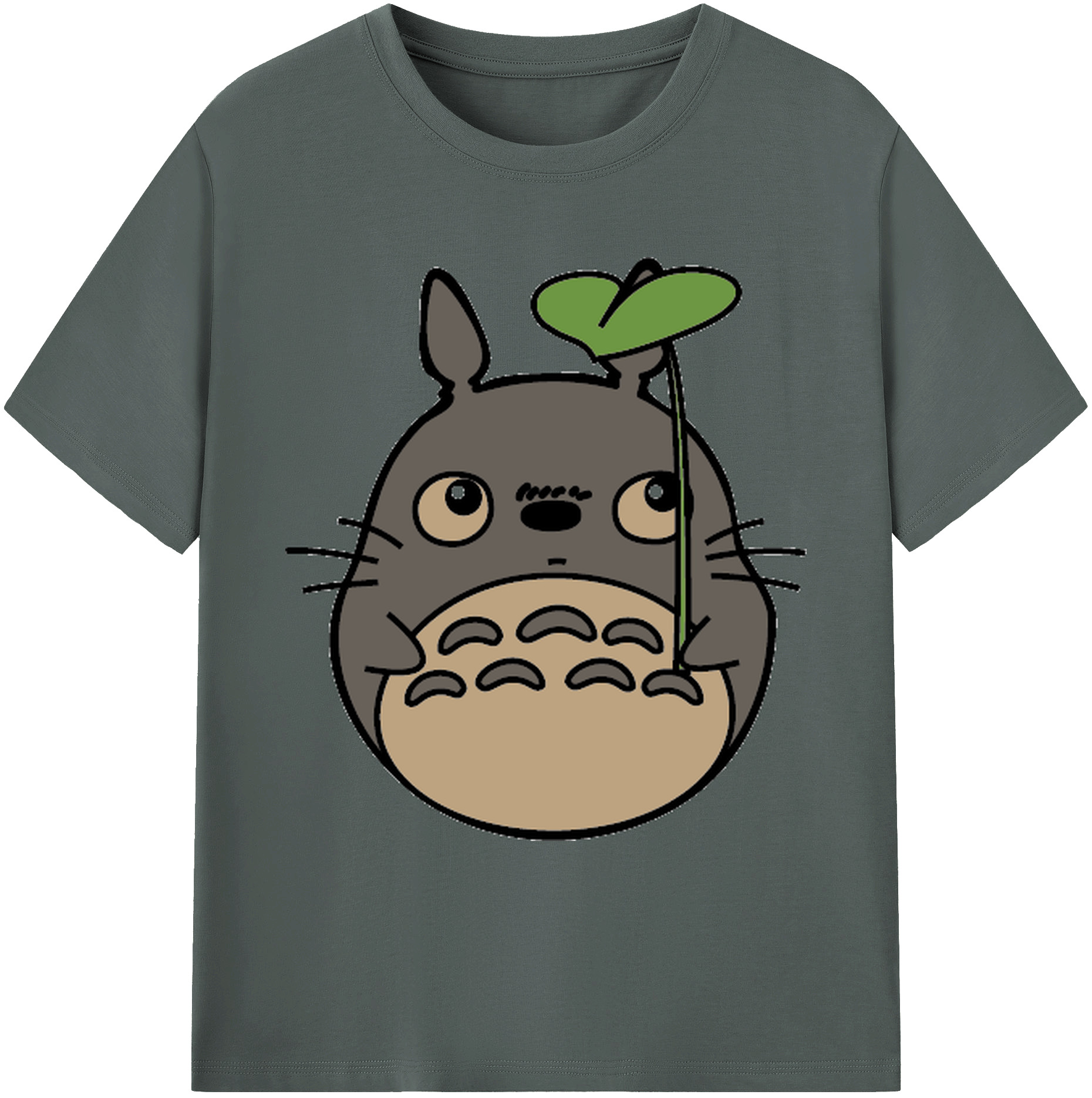 （画像用） となりのトトロ 草壁メイ 草壁サツキ My Neighbor Totoro Satsuki Kusakabe Mei Kusakabe 綿100％ メンズ半袖Tシャツ｜肌触りやわらか＆通気性